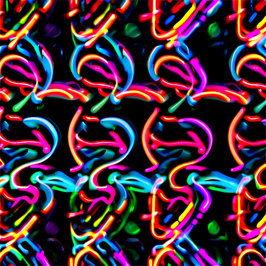 Neon Pattern Design Png 30 PNG Image