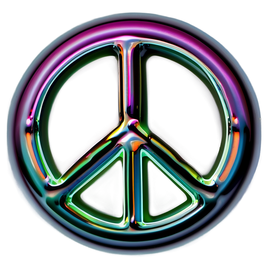 Neon Peace Sign Png 66 PNG Image