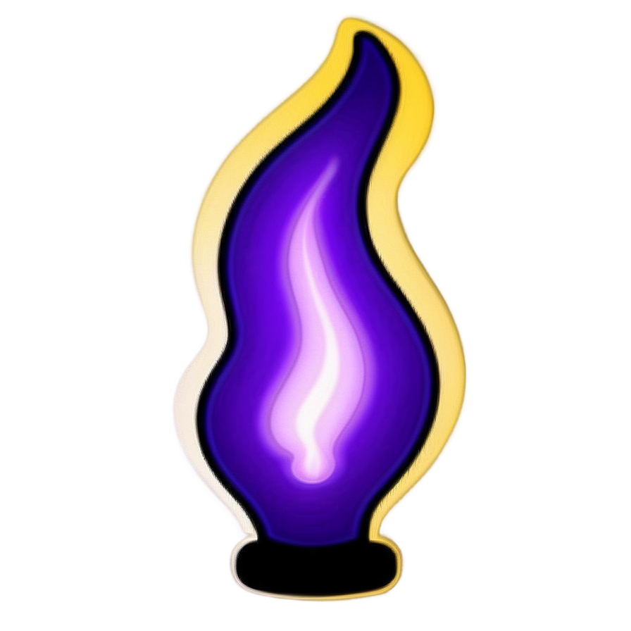 Neon Purple Flame Png Dwp PNG Image