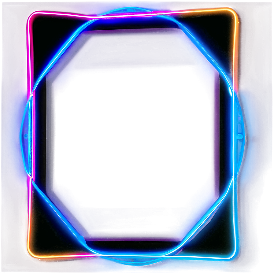 Neon Rectangle Aesthetic Png 99 PNG Image