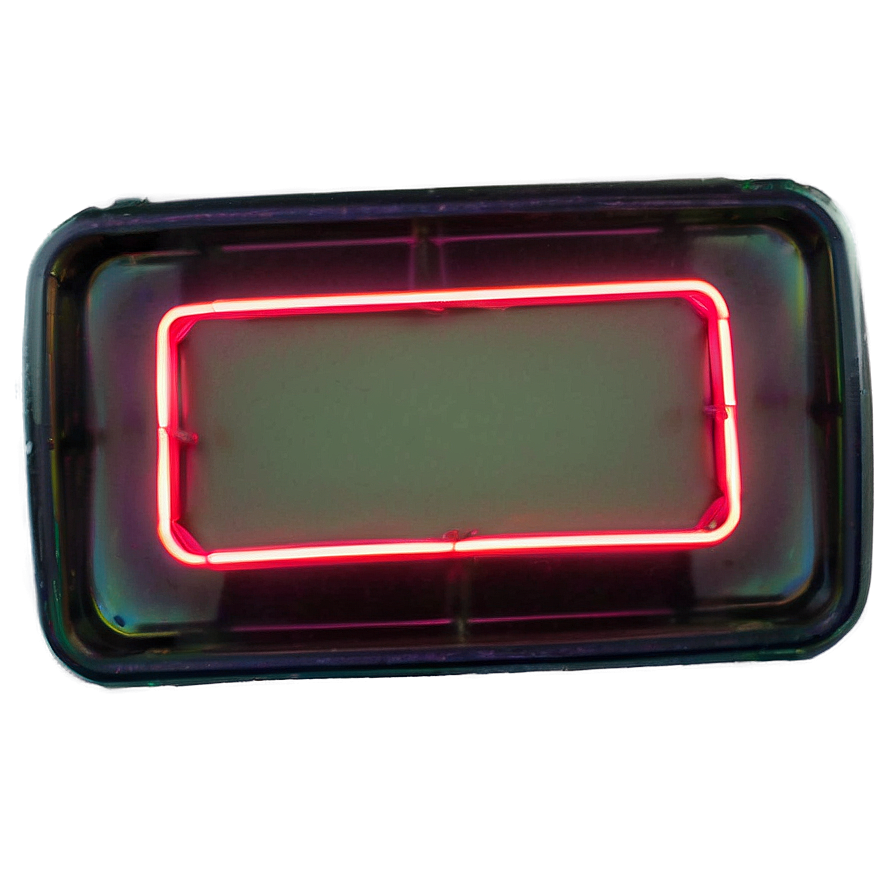 Neon Rectangle Allure Png Sqw7 PNG Image