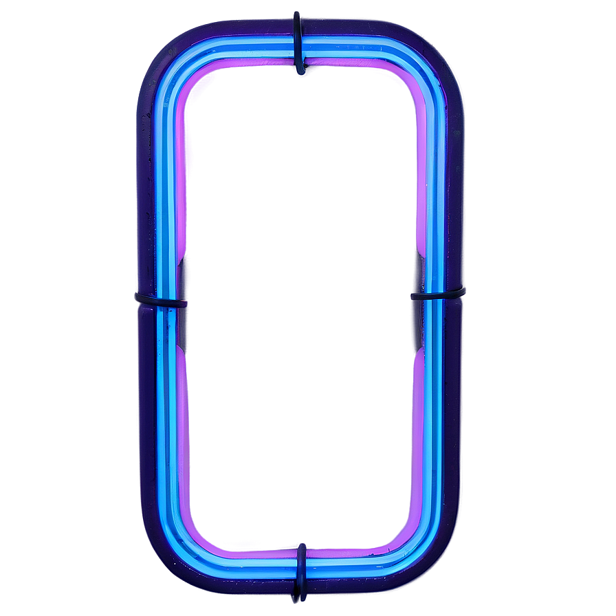 Neon Rectangle Detail Png 19 PNG Image