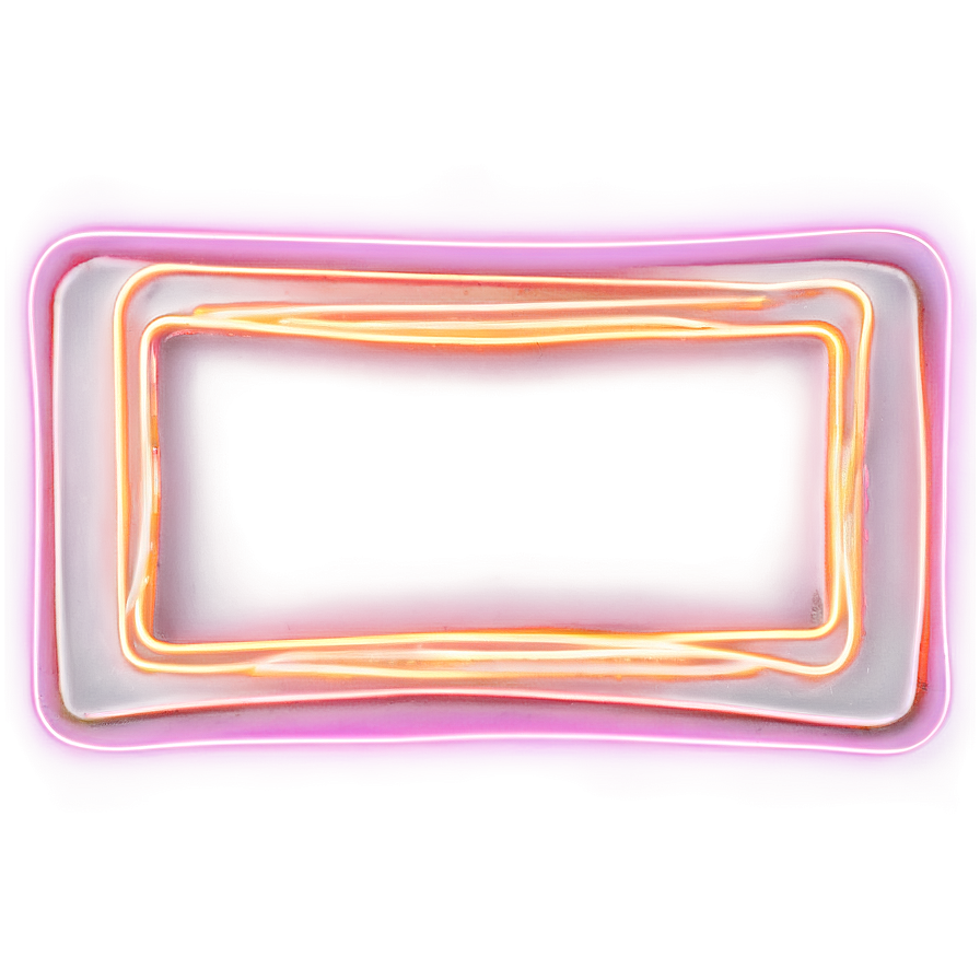 Neon Rectangle Effect Png 06272024 PNG Image