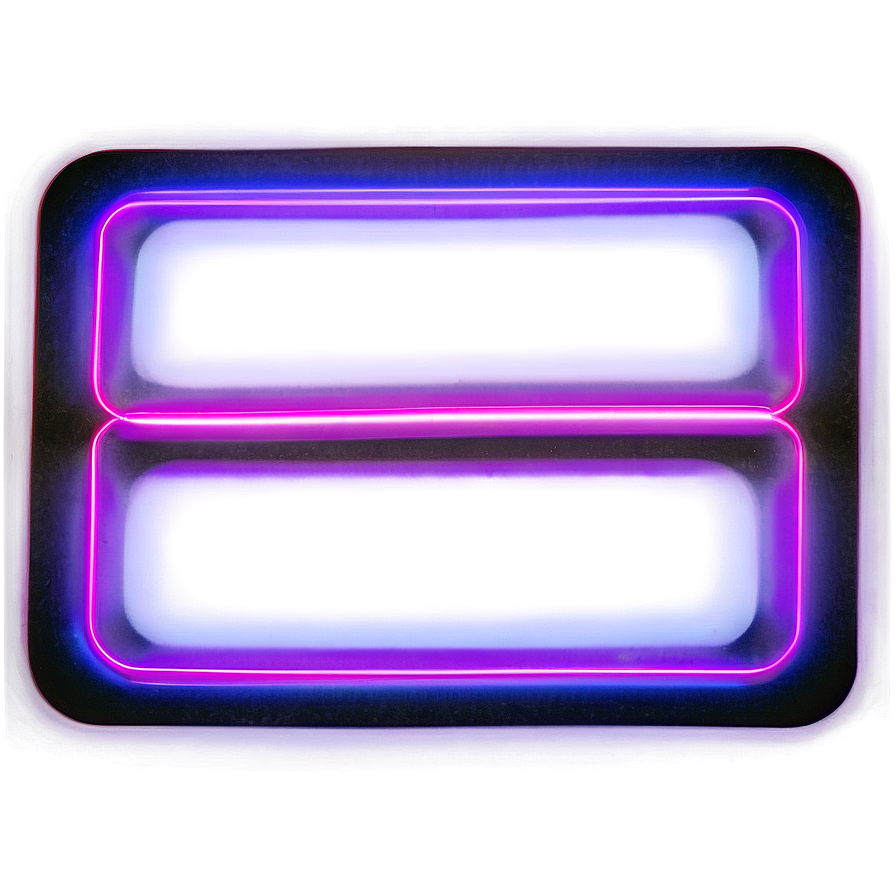 Neon Rectangle Effect Png Iwr57 PNG Image