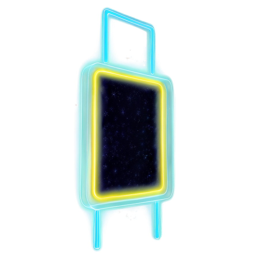 Neon Rectangle Energy Png Nug PNG Image