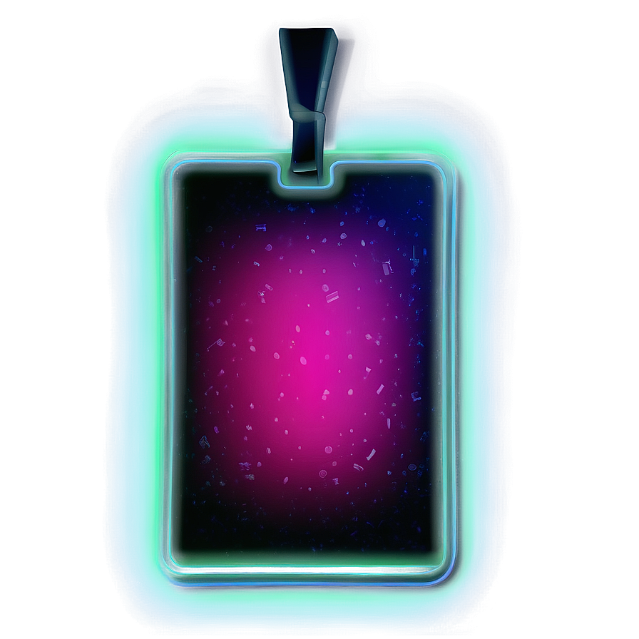 Neon Rectangle Icon Png Suw14 PNG Image