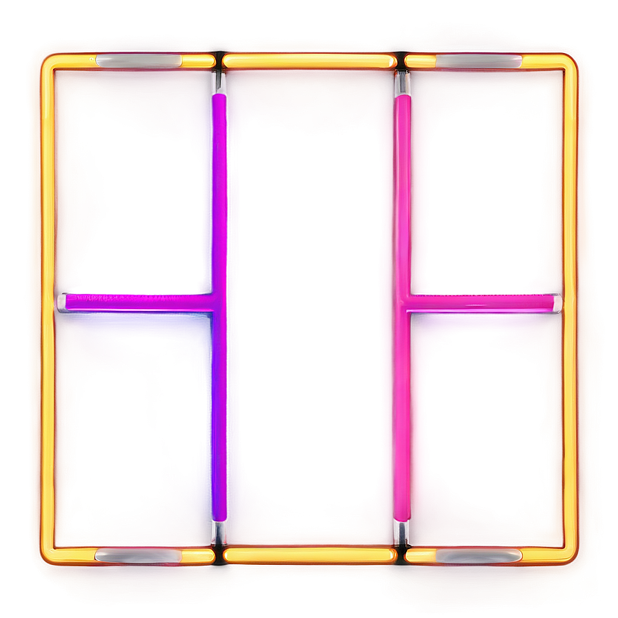 Neon Rectangle Outline Png Kgy PNG Image