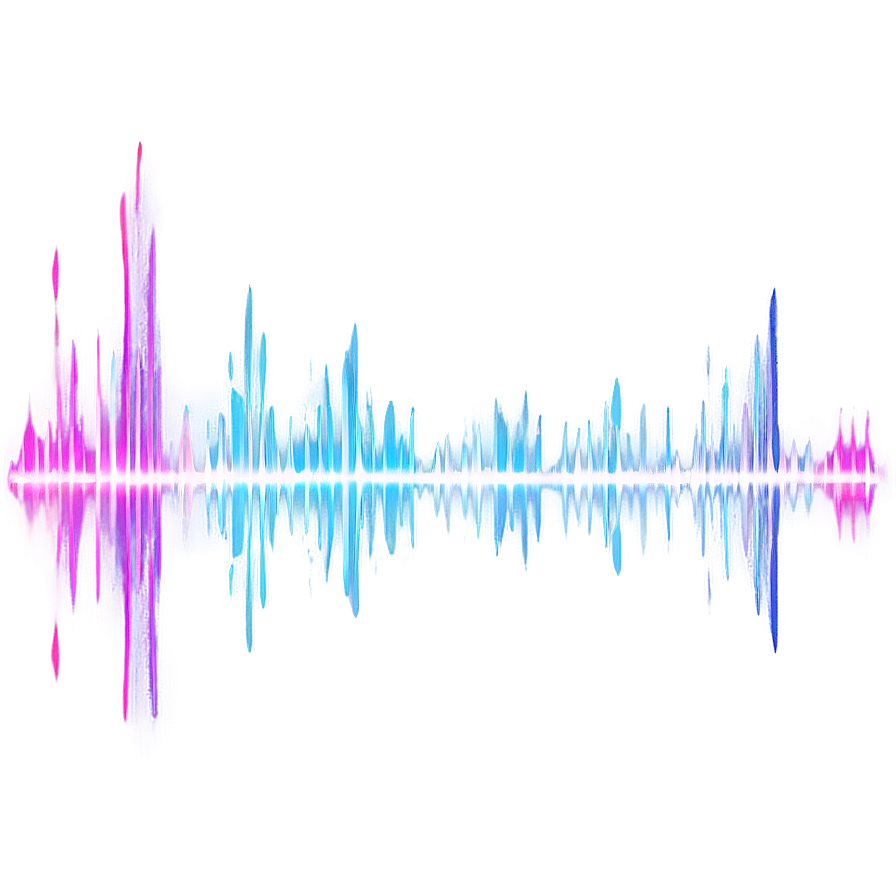 Neon Sound Wave Png Bir PNG Image