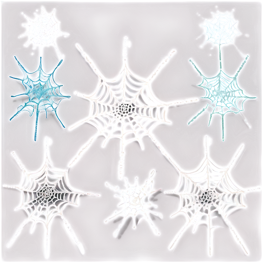 Neon_ Spider_ Webs_ Artwork PNG Image