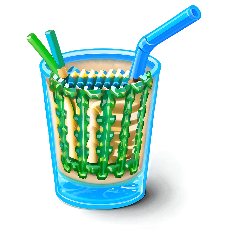 Neon Straw Png Mjb95 PNG Image