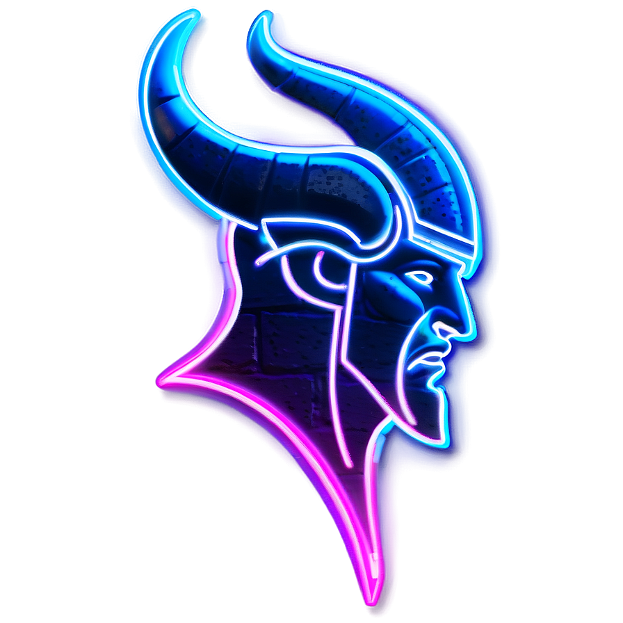 Neon Vikings Logo Png Aml PNG Image