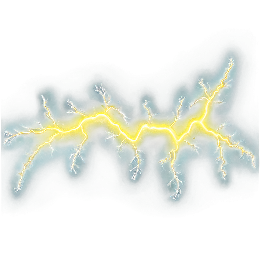 Neon Yellow Lightning Png 06132024 PNG Image