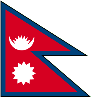 Nepal Flag Graphic PNG Image