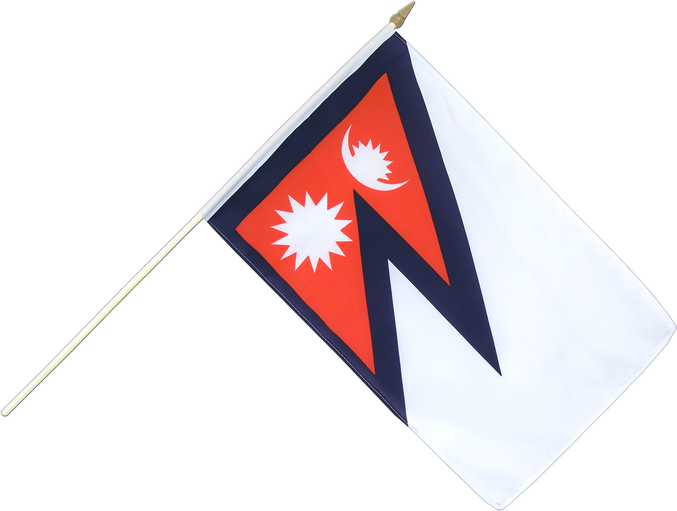 Nepal National Flagon Pole PNG Image