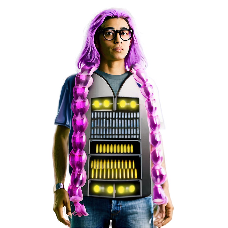 Nerd Computer Png Aco PNG Image