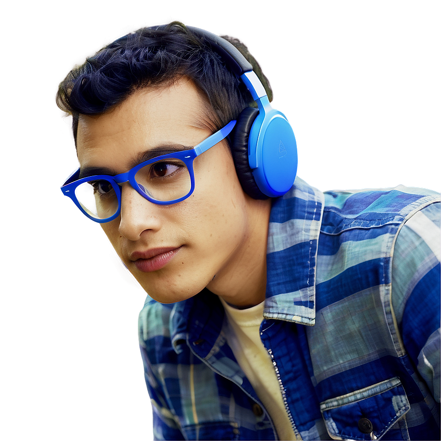 Nerd Music Headphones Png 05232024 PNG Image