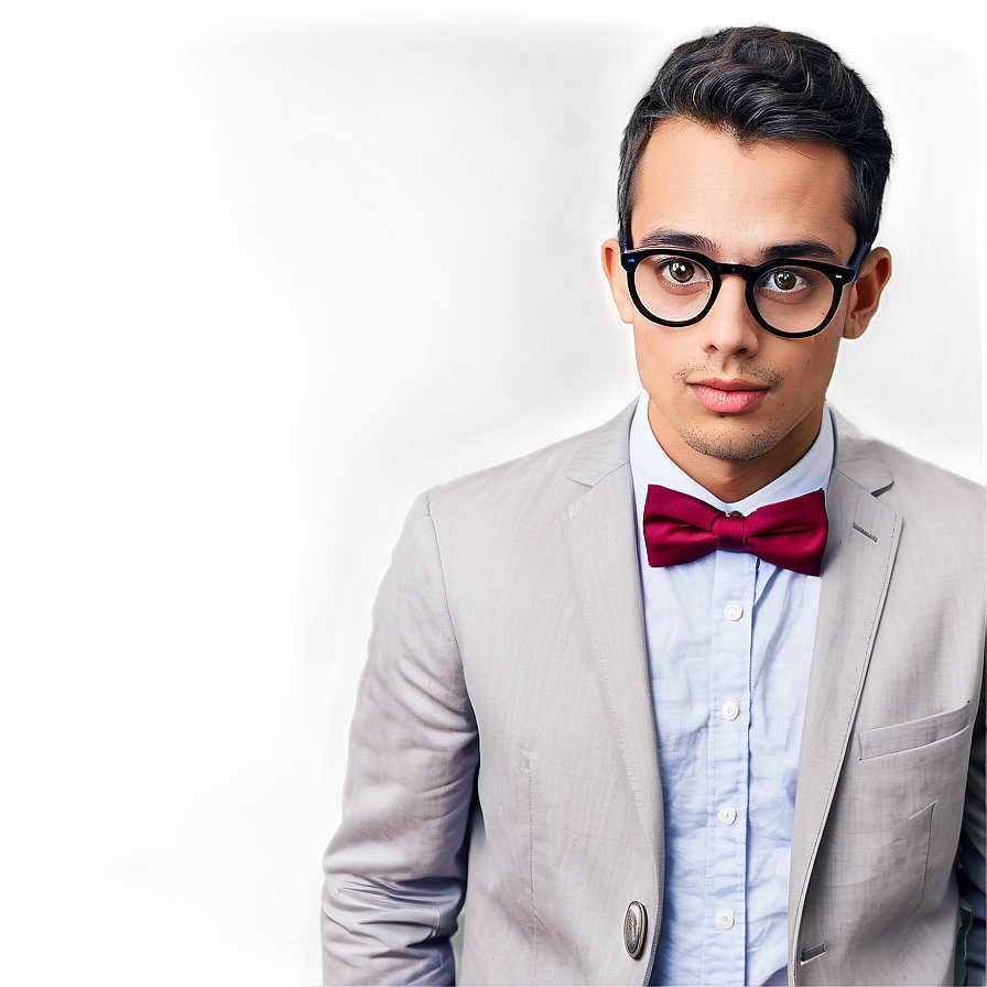 Nerd With Bow Tie Png 58 PNG Image