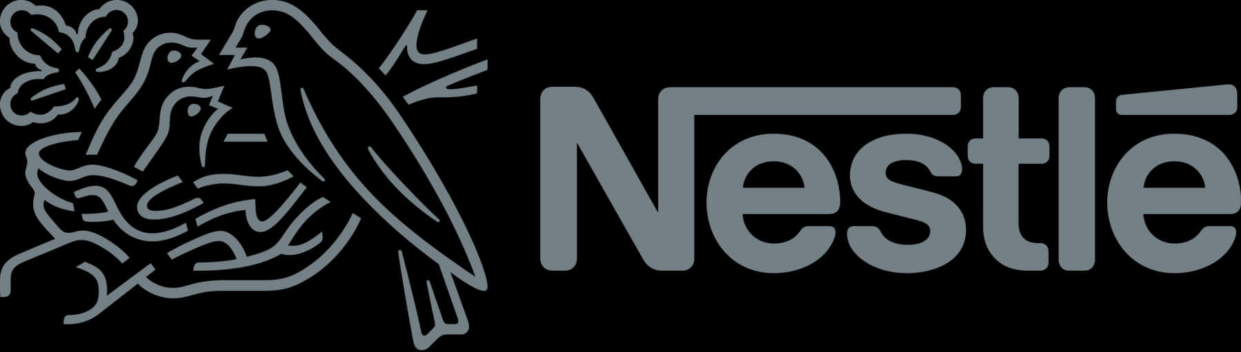 Nestle Logo Black Background PNG Image