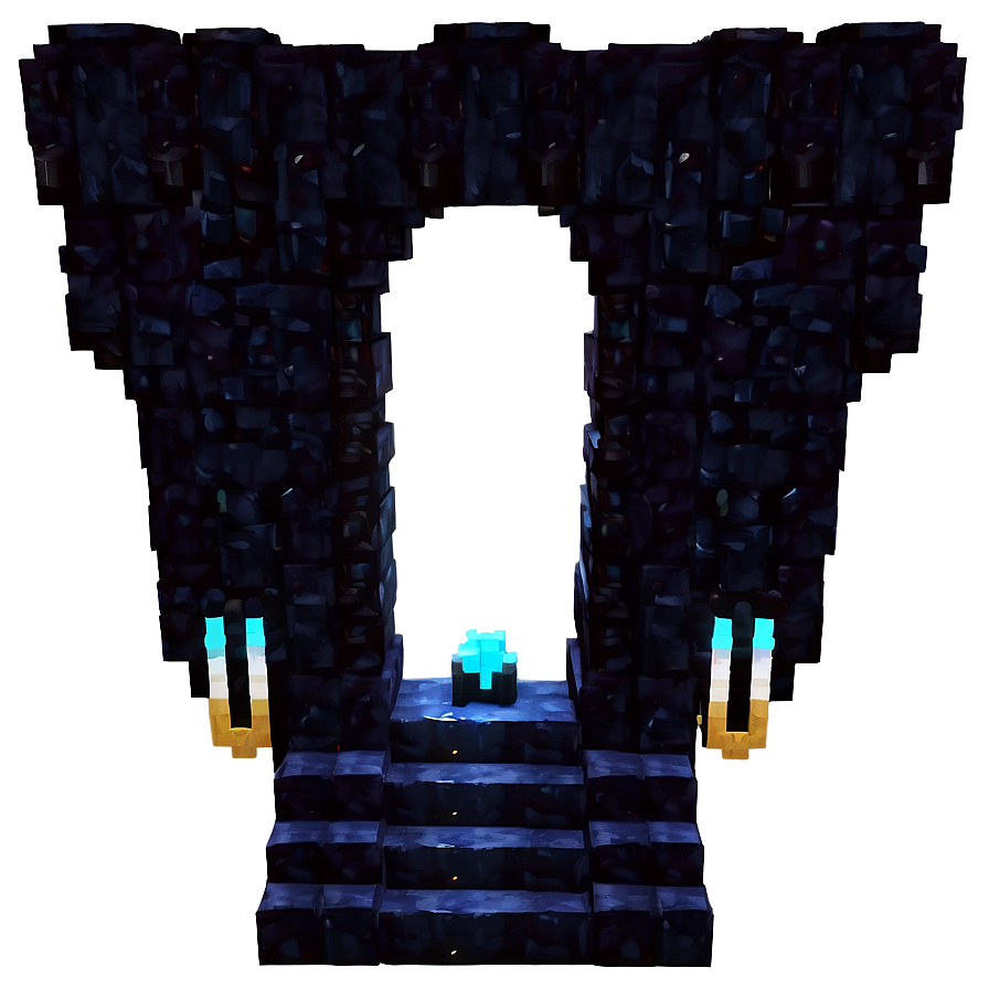 Nether Portal In A Cave Png Yfr PNG Image