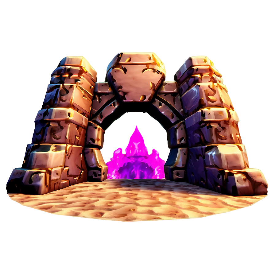 Nether Portal In The Desert Png Ugt60 PNG Image