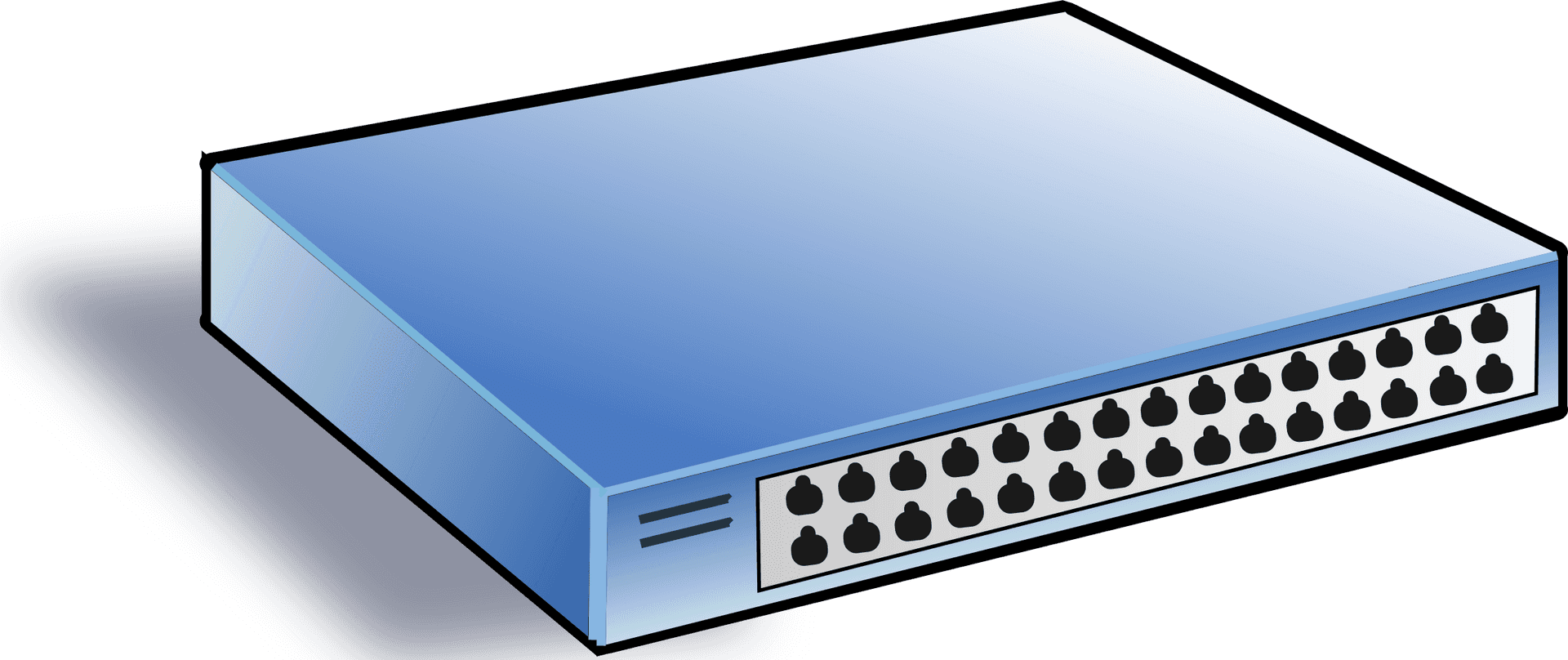 Network Switch Illustration PNG Image