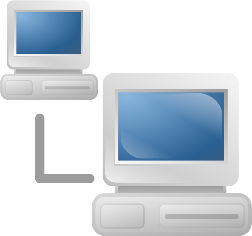 Networked Computers Icon PNG Image