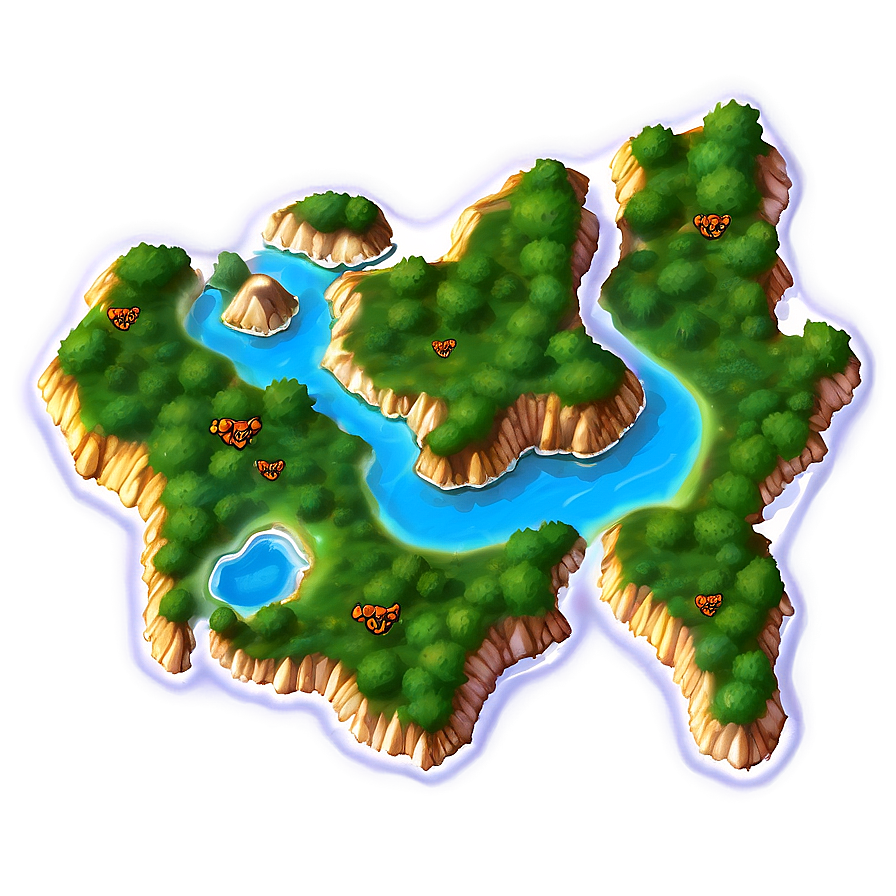 Neverland Map Png 06112024 PNG Image