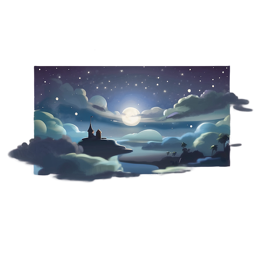 Neverland Night Sky Png 92 PNG Image