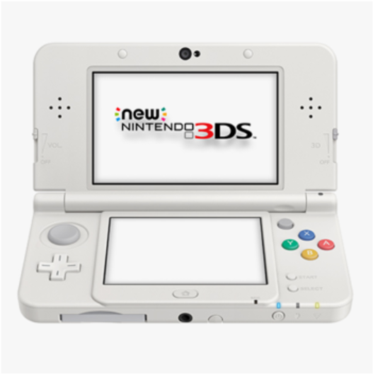 New Nintendo3 D S White Open PNG Image