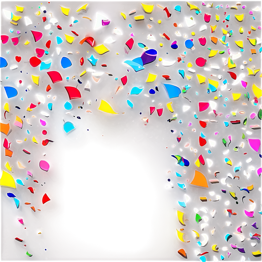 New Year Confetti Png 68 PNG Image