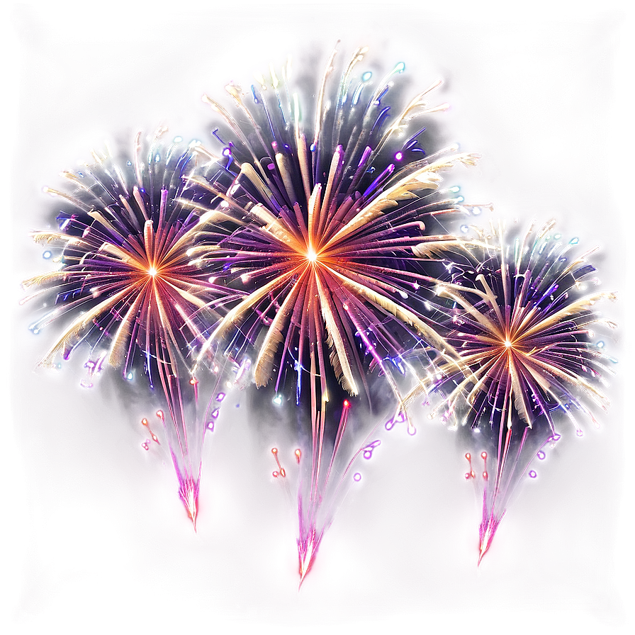 New Year Festive Fireworks Display Png 10 PNG Image