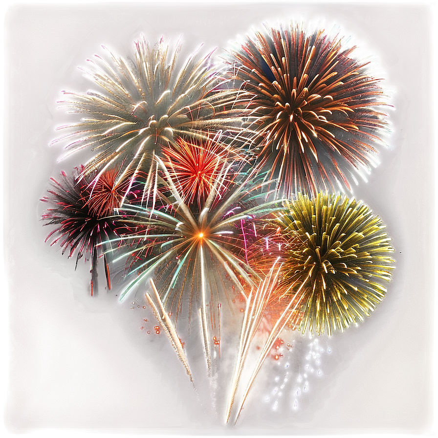 New Year Festive Fireworks Display Png 48 PNG Image