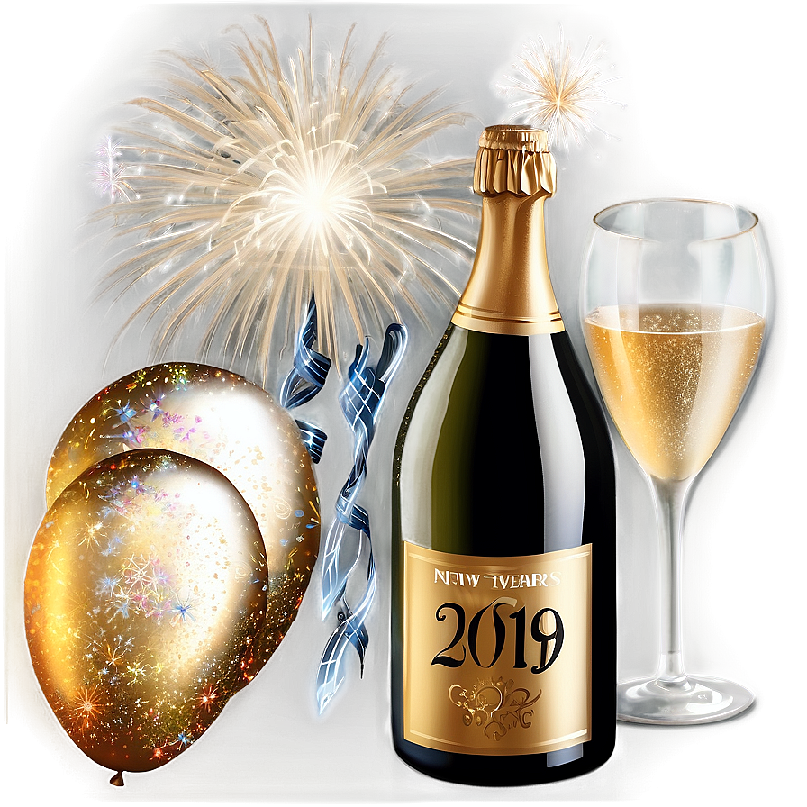 New Years Celebration Png Hnn PNG Image