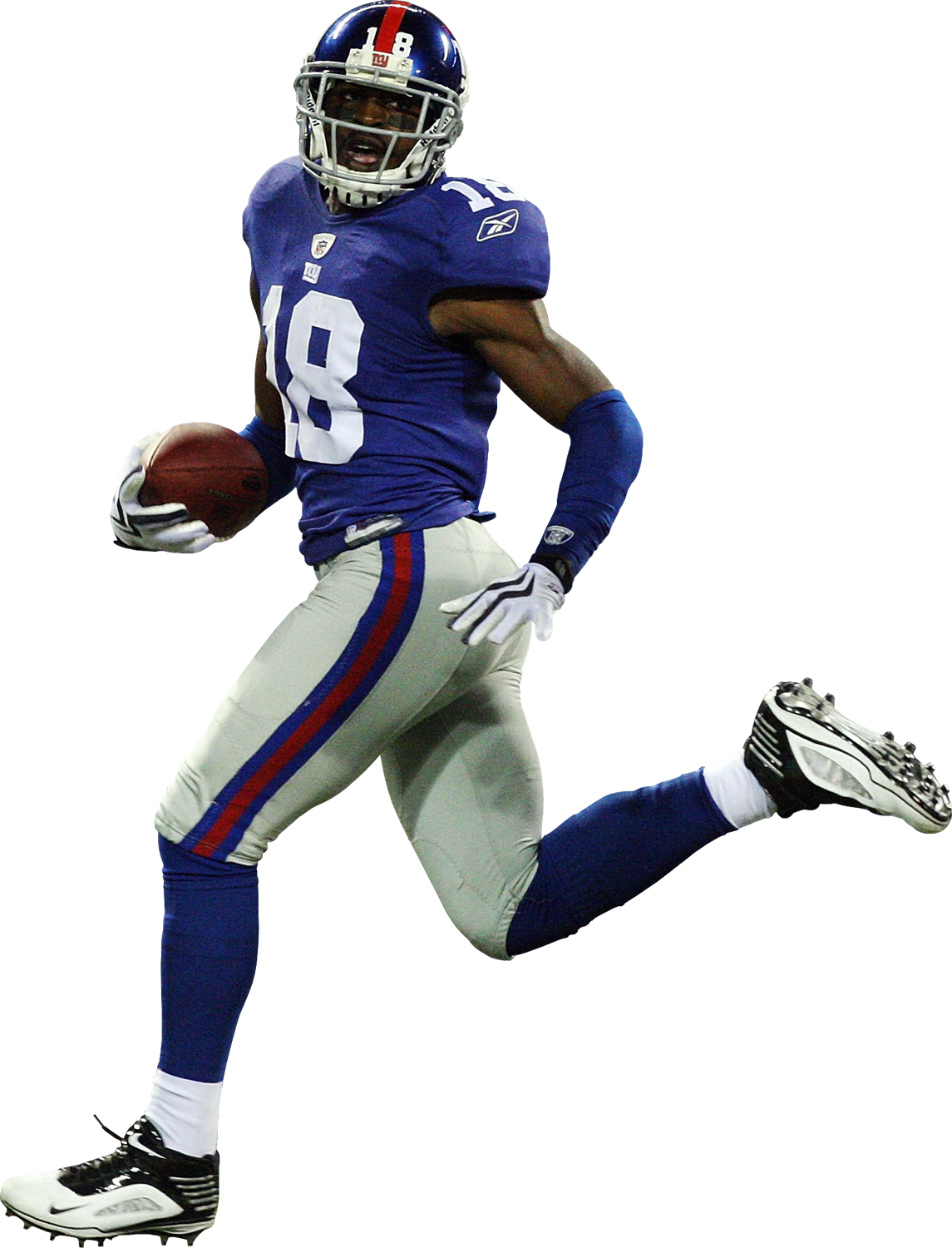 New York Football Player In Action PNG Image