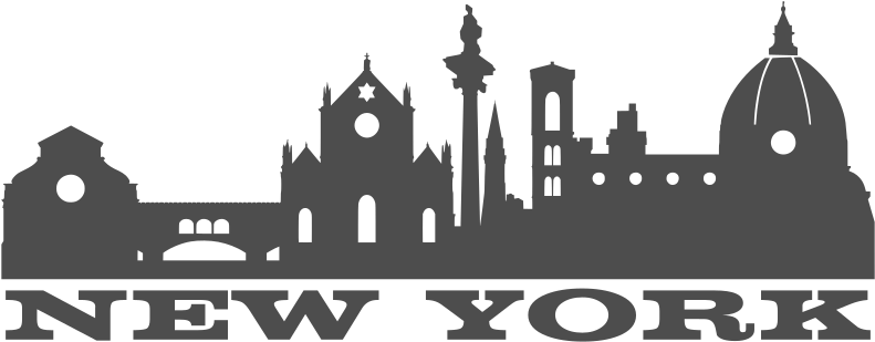 New_ York_ Skyline_ Silhouette_ Vector PNG Image