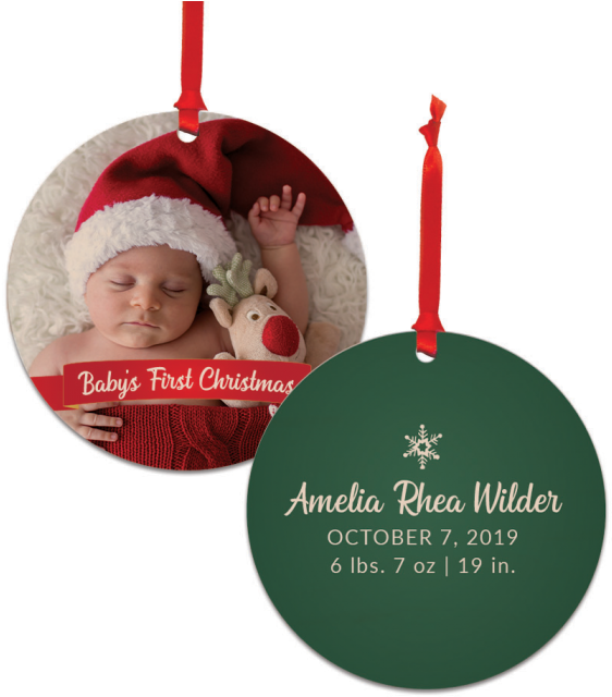 Newborn_ Christmas_ Celebration_ Keepsake PNG Image