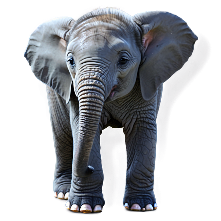 Newborn Elephant Calf Png Qwc PNG Image