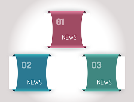 News Banners Design Template PNG Image