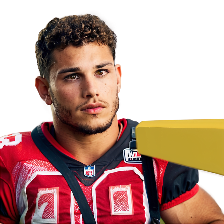 Nick Bosa Sideline Focus Png Pmq33 PNG Image