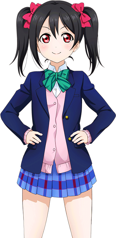 Nico Yazawa Anime Character PNG Image