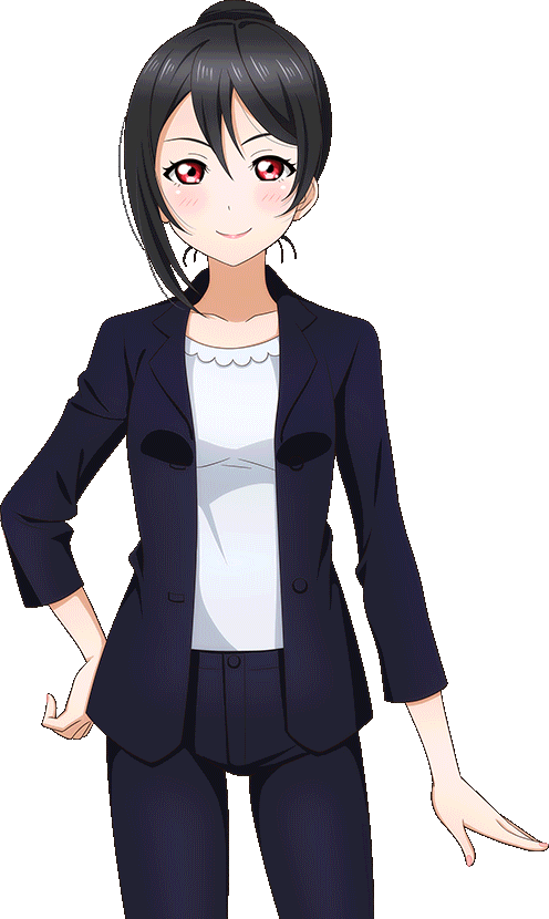 Nico Yazawa Anime Character Smile PNG Image