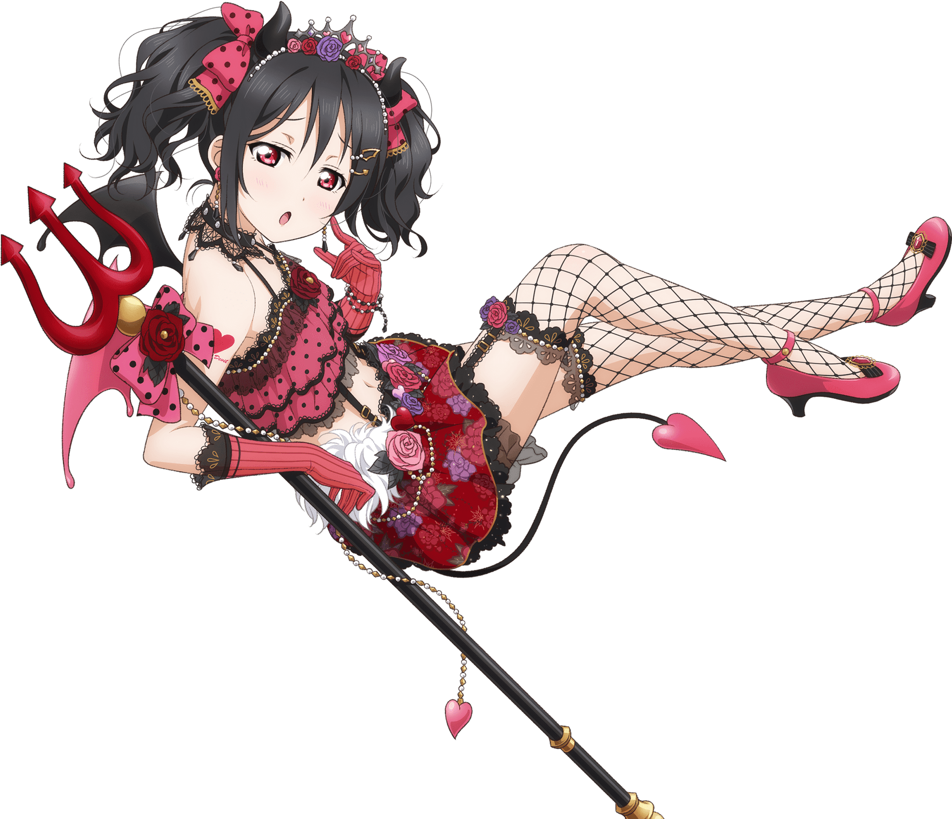 Nico Yazawa Demon Idol Costume PNG Image