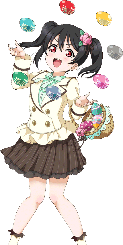 Nico Yazawa Easter Celebration PNG Image