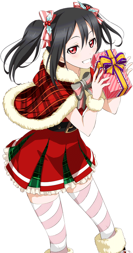 Nico Yazawa Holiday Costume PNG Image