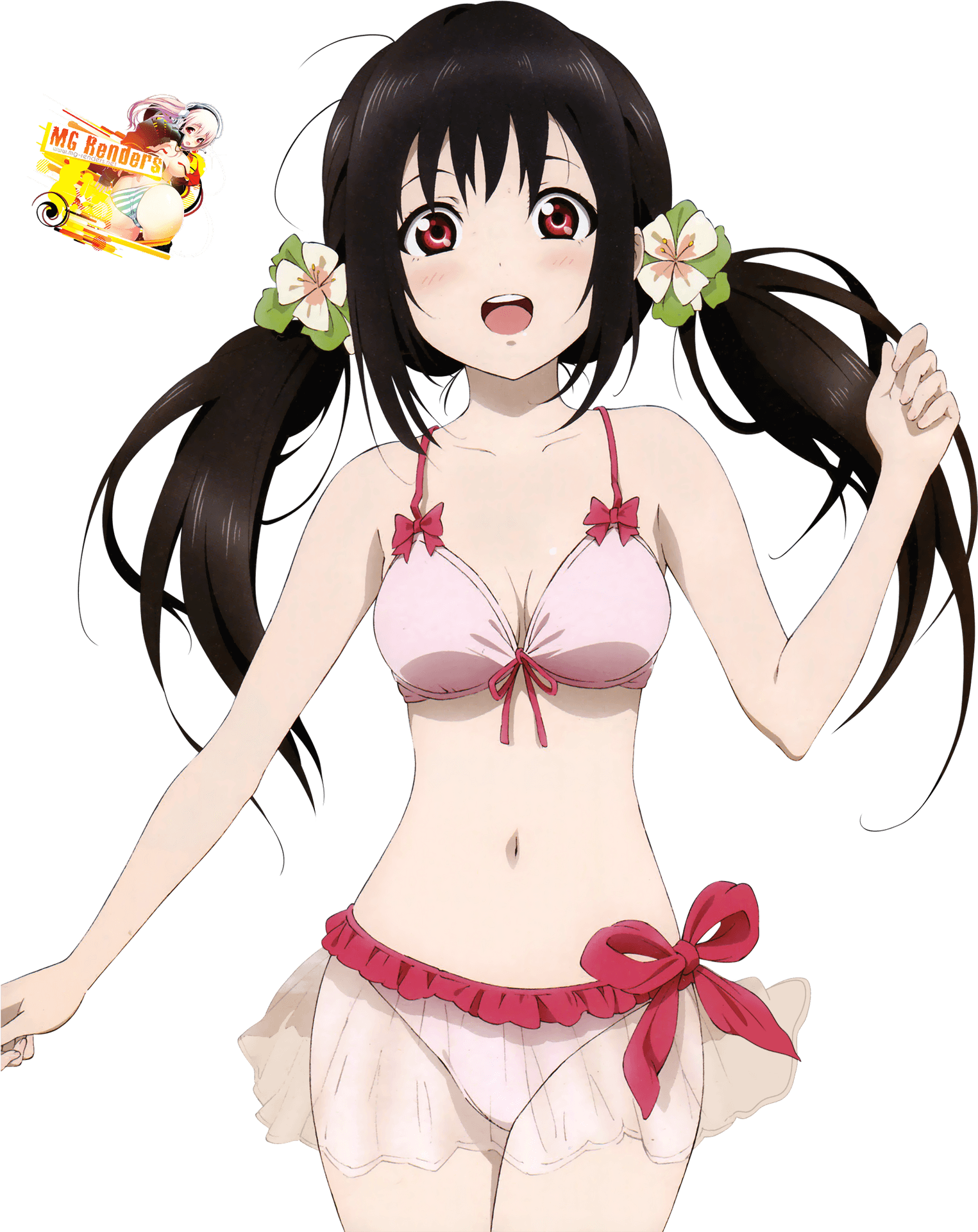 Nico Yazawa Summer Outfit Render PNG Image