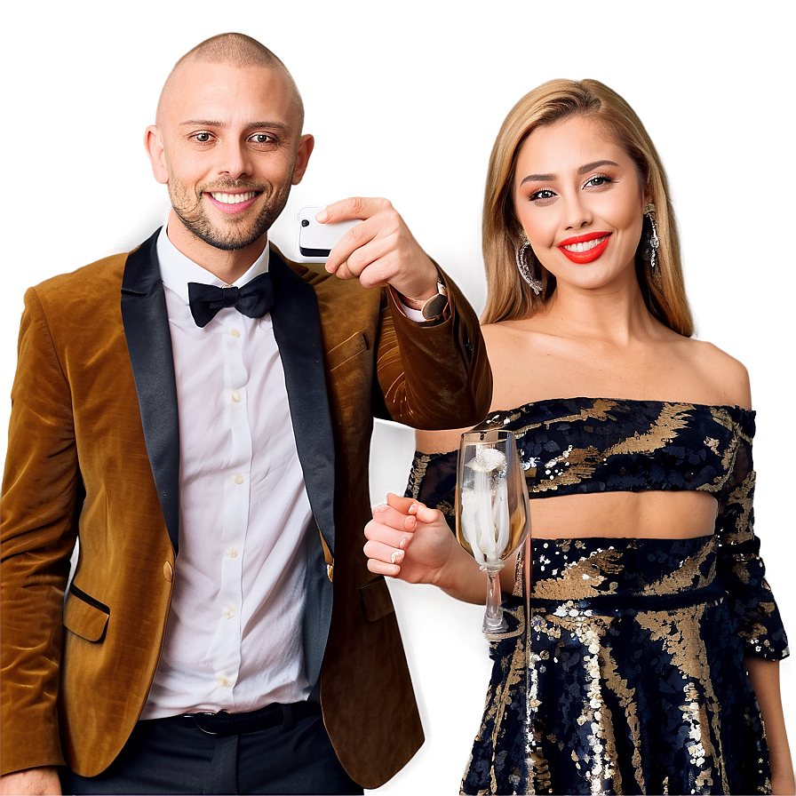 Night Out Selfie Png Wvy44 PNG Image