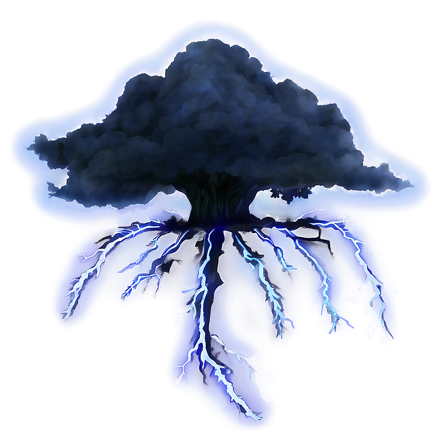 Night Thunder Lightning Png Xyp PNG Image