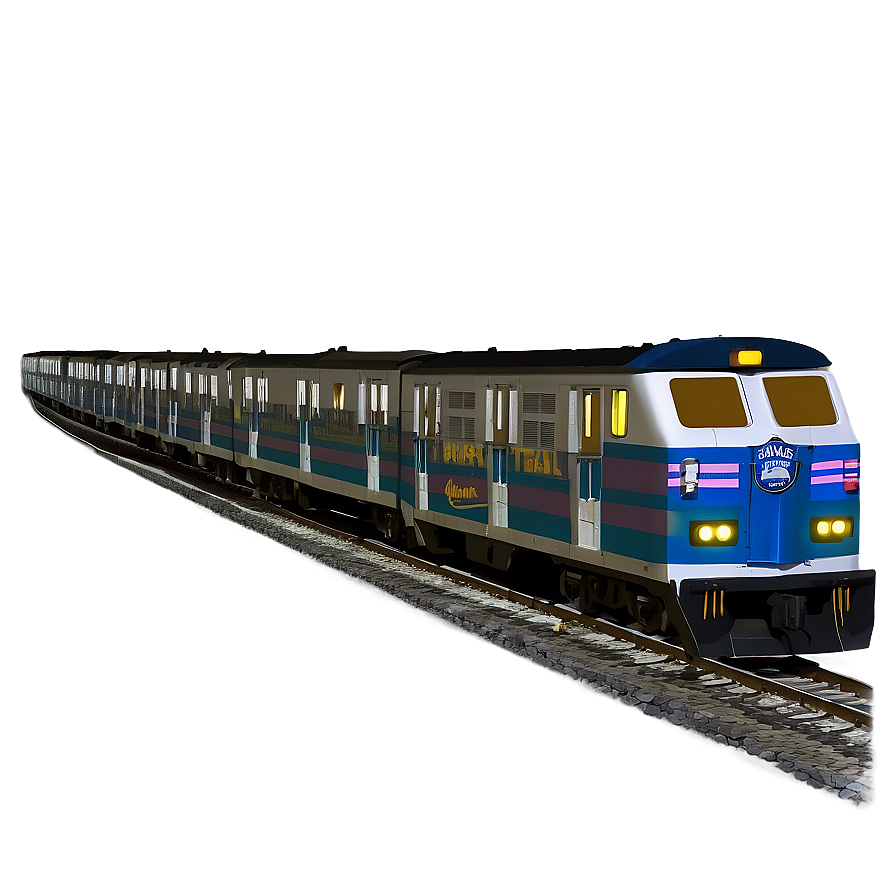 Night Train Ride Png Qpr9 PNG Image