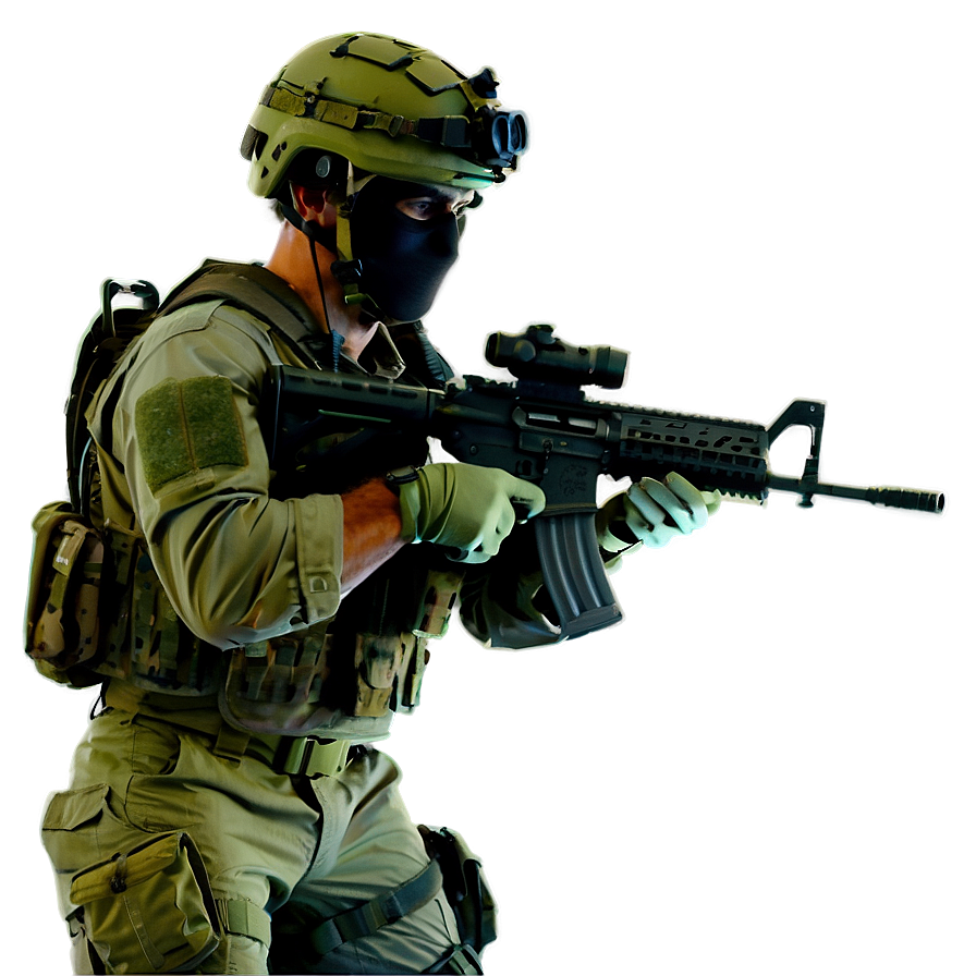 Night Vision Swat Operation Png Pvi PNG Image