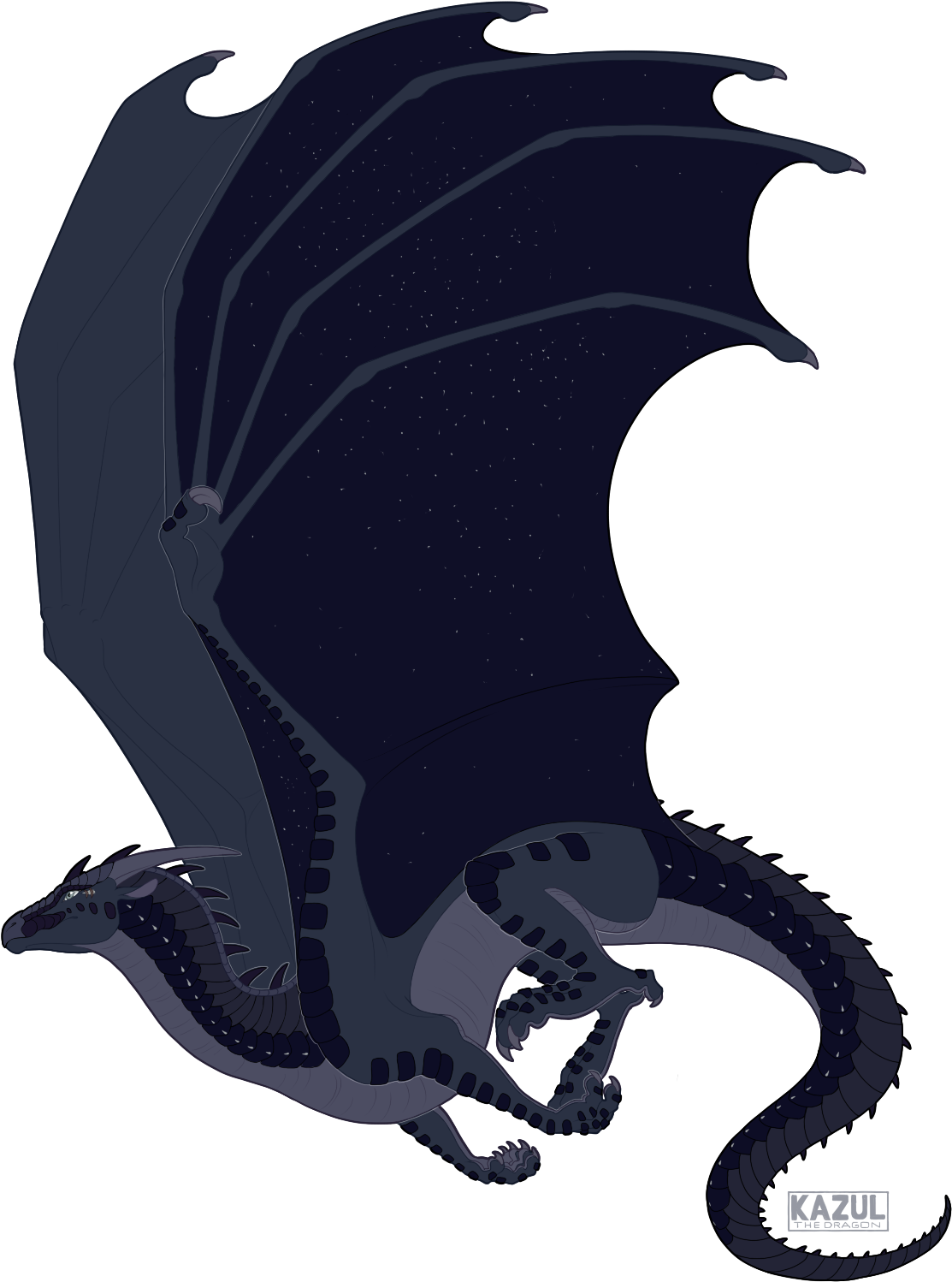 Night Wing Dragon Wingsof Fire PNG Image